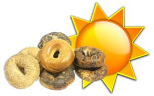 bagels and sun
